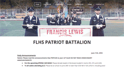 Desktop Screenshot of flhspatriotbattalion.com